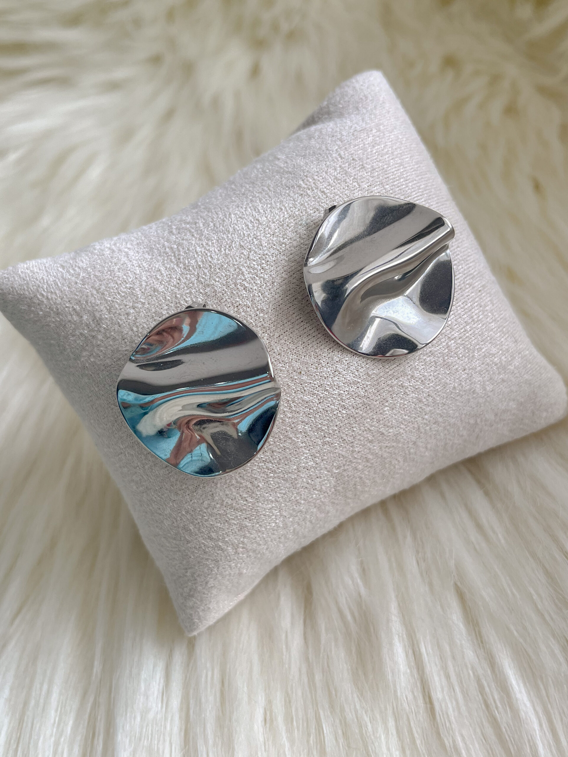 Aros Abstracto Plateado
