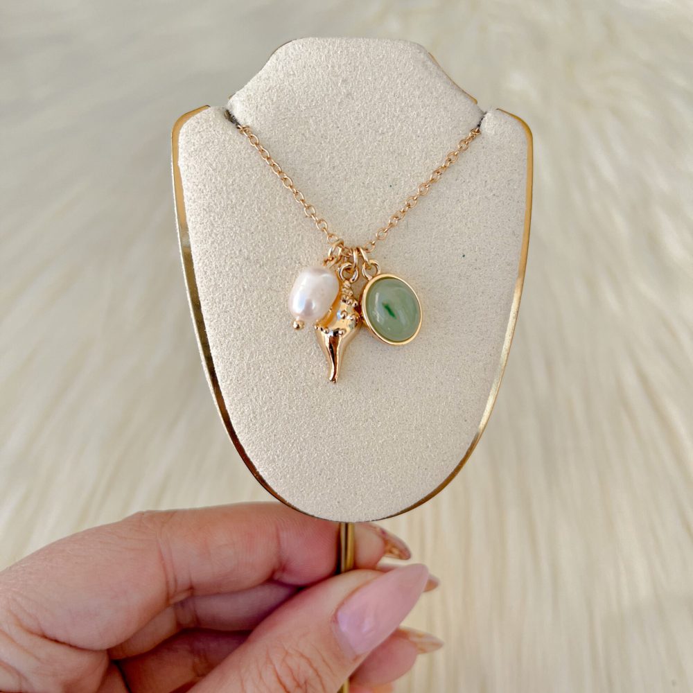 Cadena Jade Ovalado
