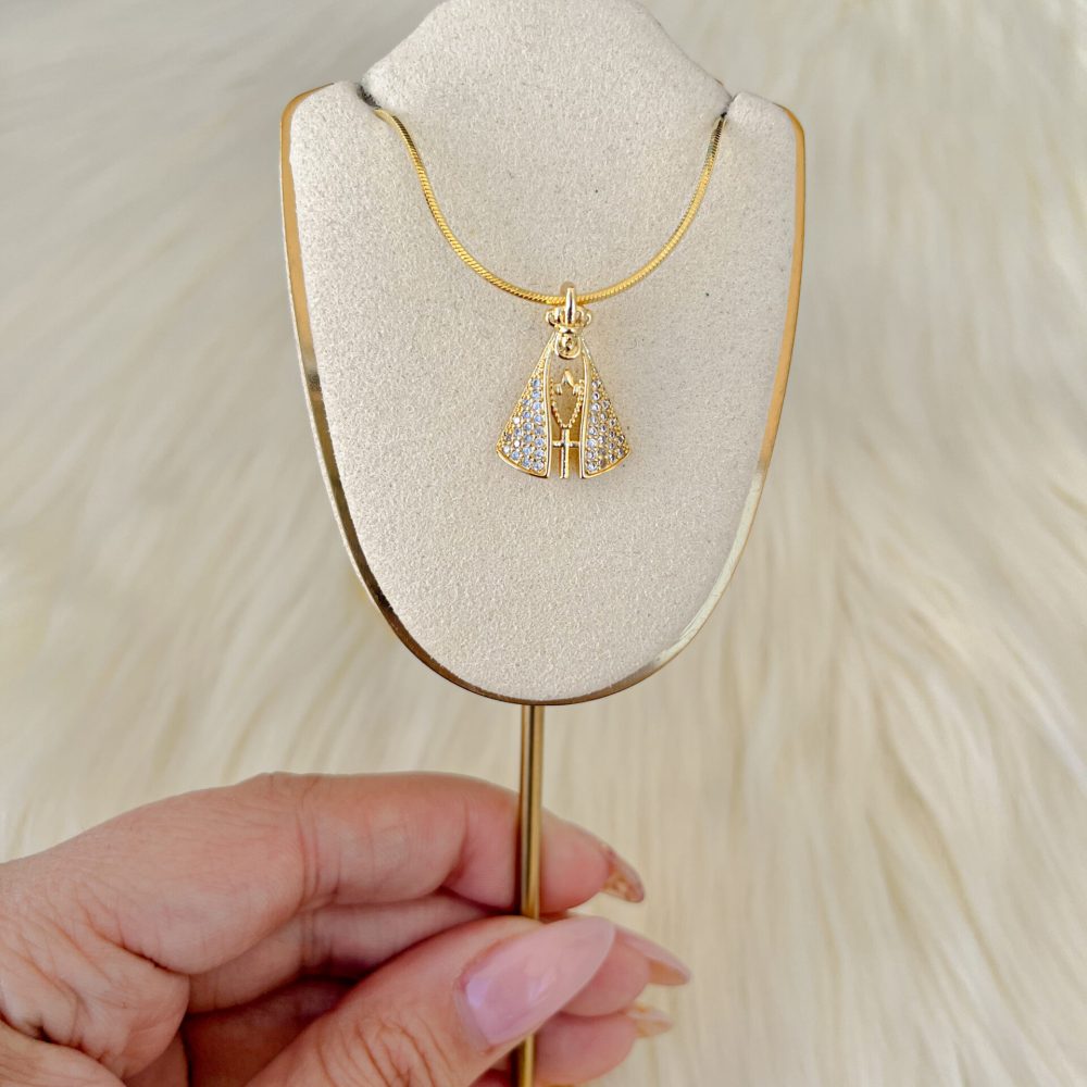 Cadena Silueta Virgen del Valle